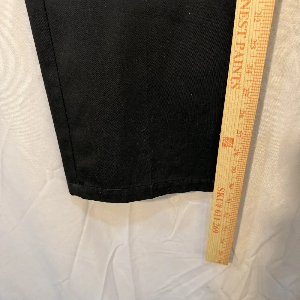 Dockers Pants Signature Khaki Slim Fit‎ D1 Chino Casual Black 36x30 Men's